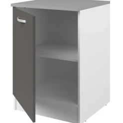 Unterschrank Eko 60 cm mit Tür - grau