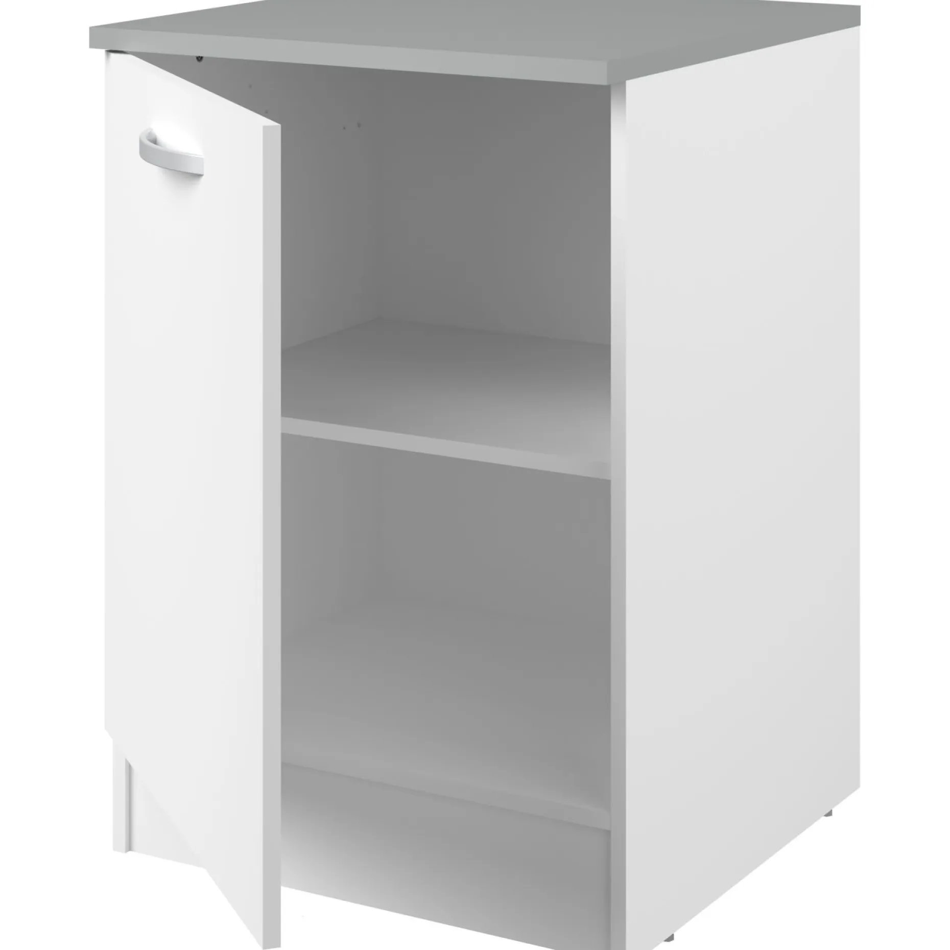 Unterschrank Eko 60 cm mit Tür - weiß