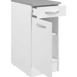 Unterschrank Eko 40x60 cm mit Schublade und Tür - weiß