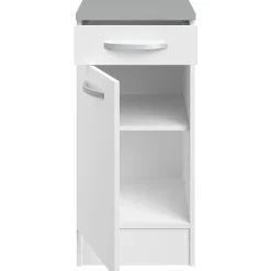 Unterschrank Eko 40x60 cm mit Schublade und Tür - weiß