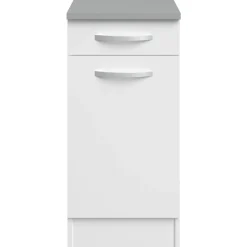 Unterschrank Eko 40x60 cm mit Schublade und Tür - weiß