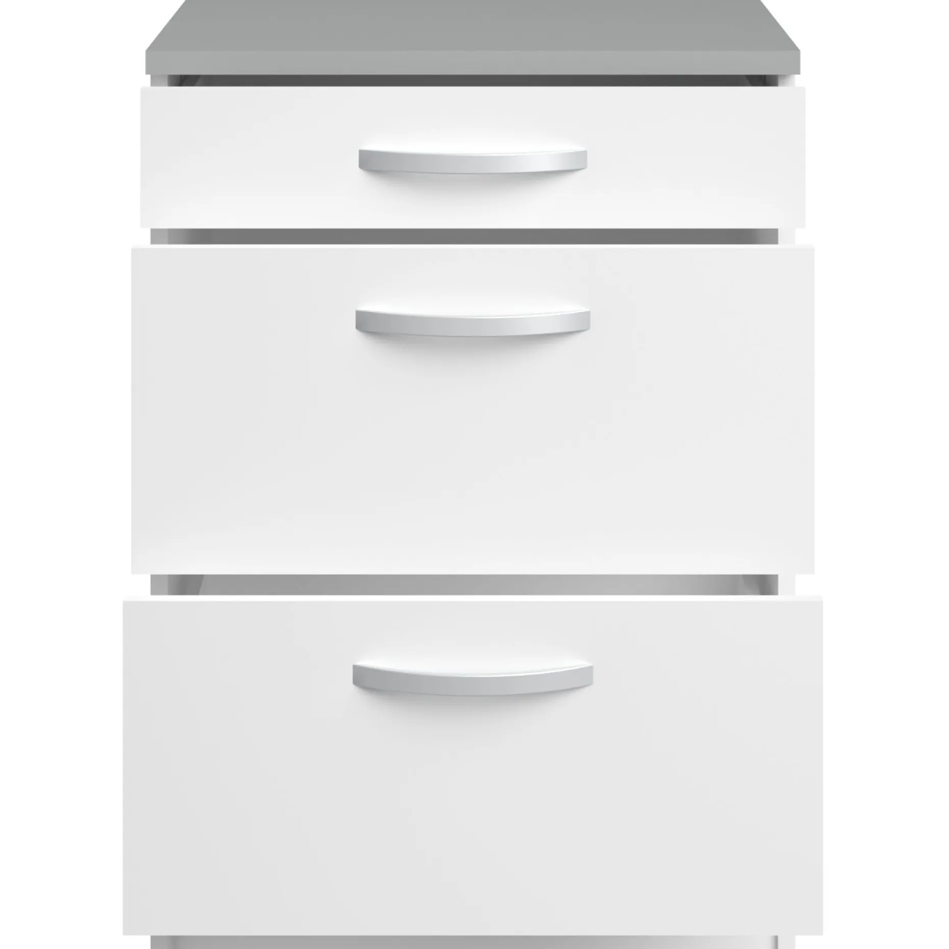 Unterschrank Eko 60x60 mit 3 Schubladen - weiß