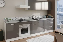 Unterschrank Eko 60x60 mit 3 Schubladen - grau