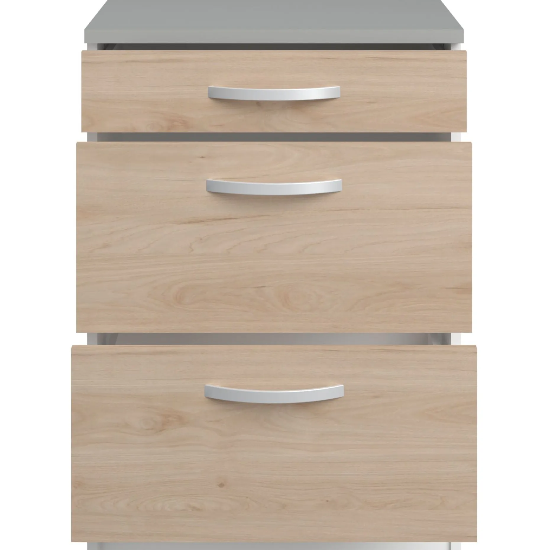 Unterschrank Eko 60x60 mit 3 Schubladen - Eiche