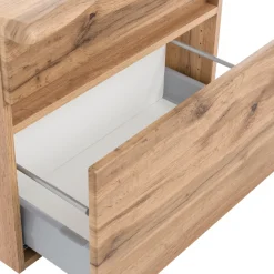 Unterschrank für Waschbecken Vikas 1 Schublade - Eiche