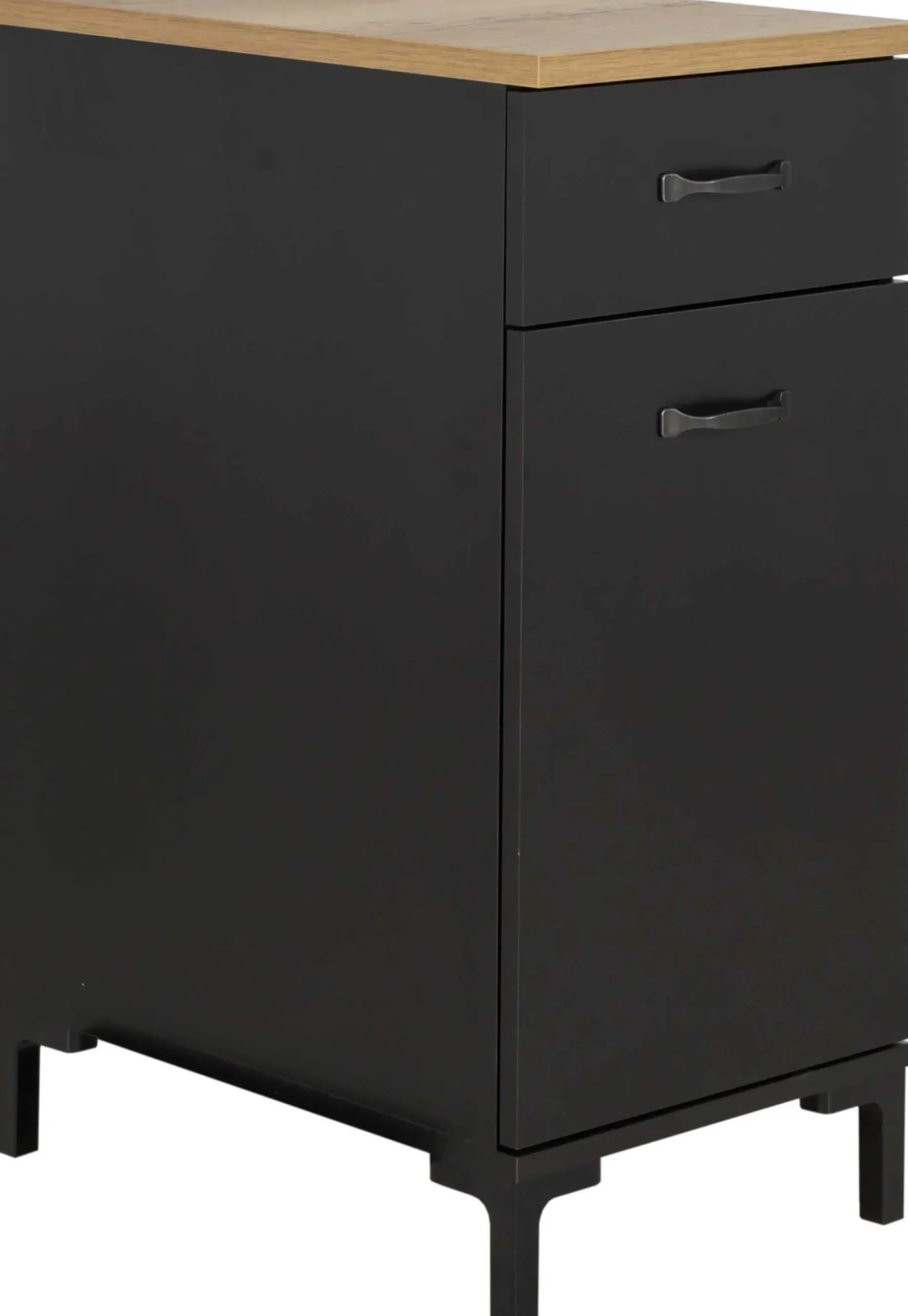 Unterschrank Küche Manchester | 40 x 60 x 86 cm | Helvezia Oak Design