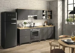 Unterschrank Küche Manchester | 40 x 60 x 86 cm | Helvezia Oak Design