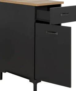 Unterschrank Küche Manchester | 40 x 60 x 86 cm | Helvezia Oak Design