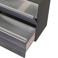 Unterschrank Lotuk 60cm 1 Tür und 1 Schublade - Eiche grau