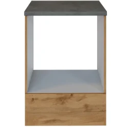 Held Unterschrank Sorrella 60cm für Backofen und Kochfeld - Eiche/Beton