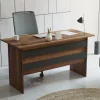 Emob Vario A Schreibtisch | 100 % MELAMIN | Walnuss, Anthrazit
