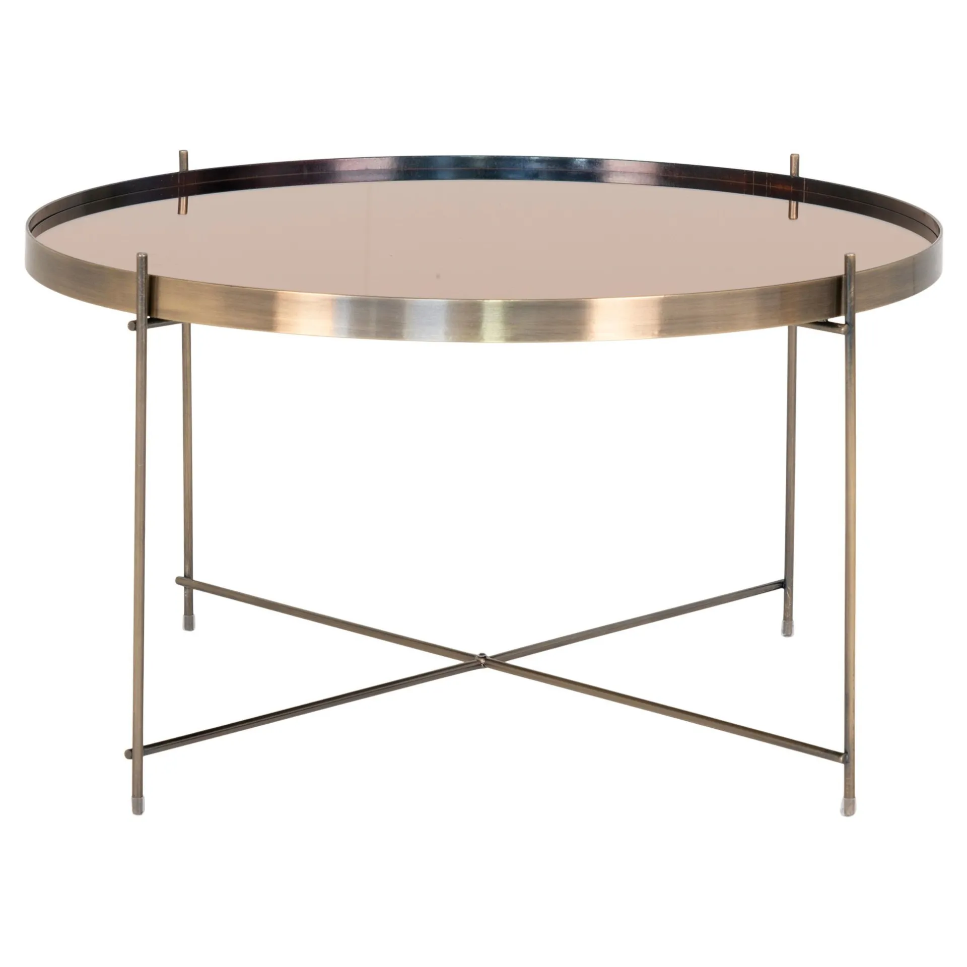 House Nordic Venezia Couchtisch - Messingoptik | Ø70xh40cm