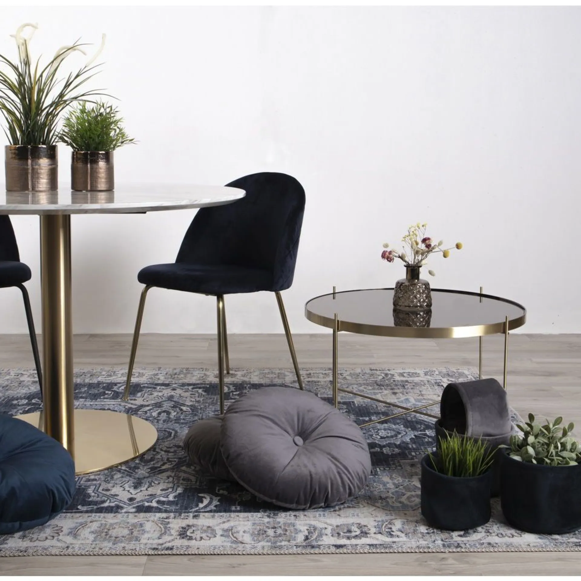 House Nordic Venezia Couchtisch - Messingoptik | Ø70xh40cm