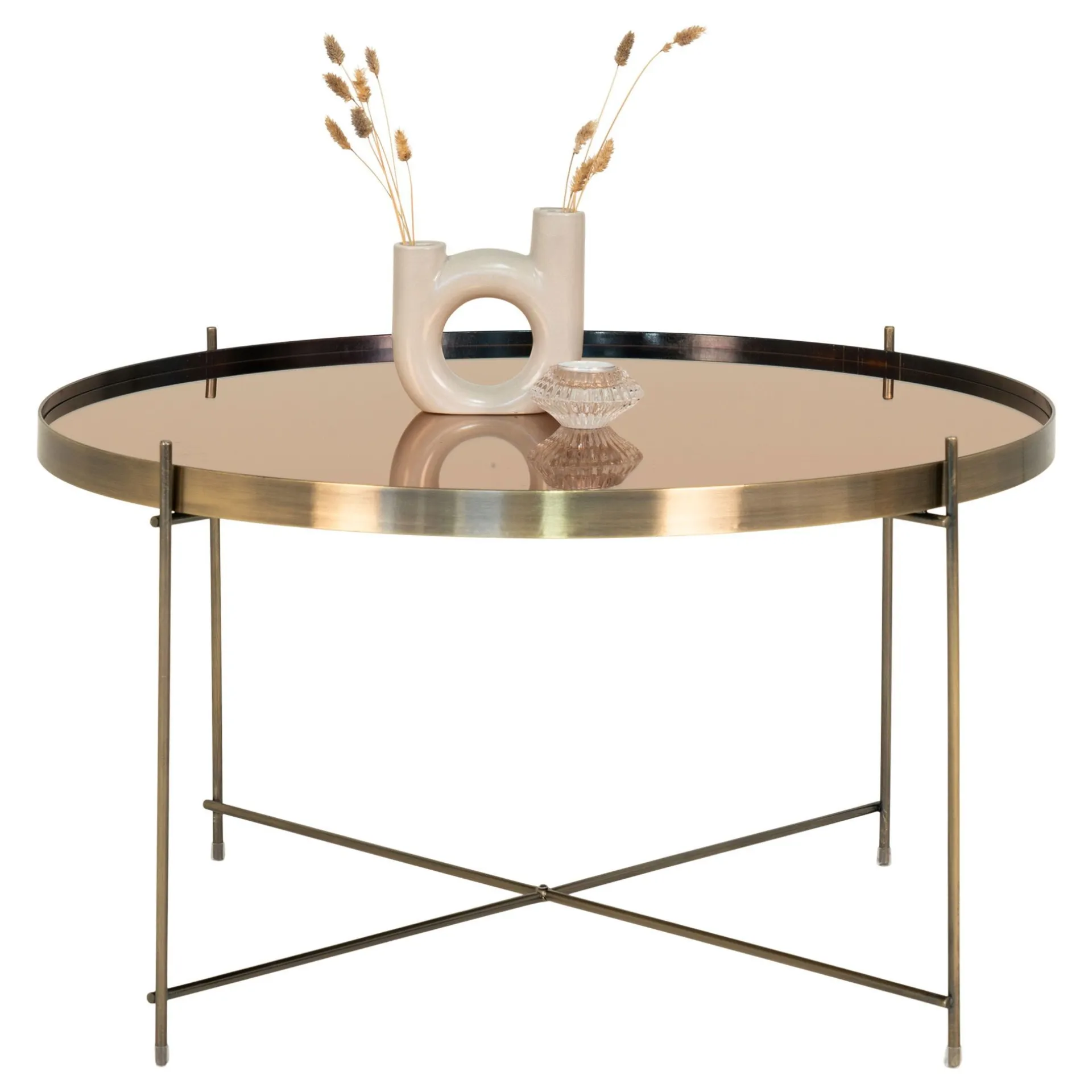 House Nordic Venezia Couchtisch - Messingoptik | Ø70xh40cm