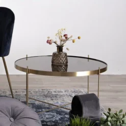 House Nordic Venezia Couchtisch - Messingoptik | Ø70xh40cm