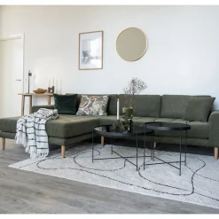 House Nordic Venezia er Couchtisch - Stahl und Glas