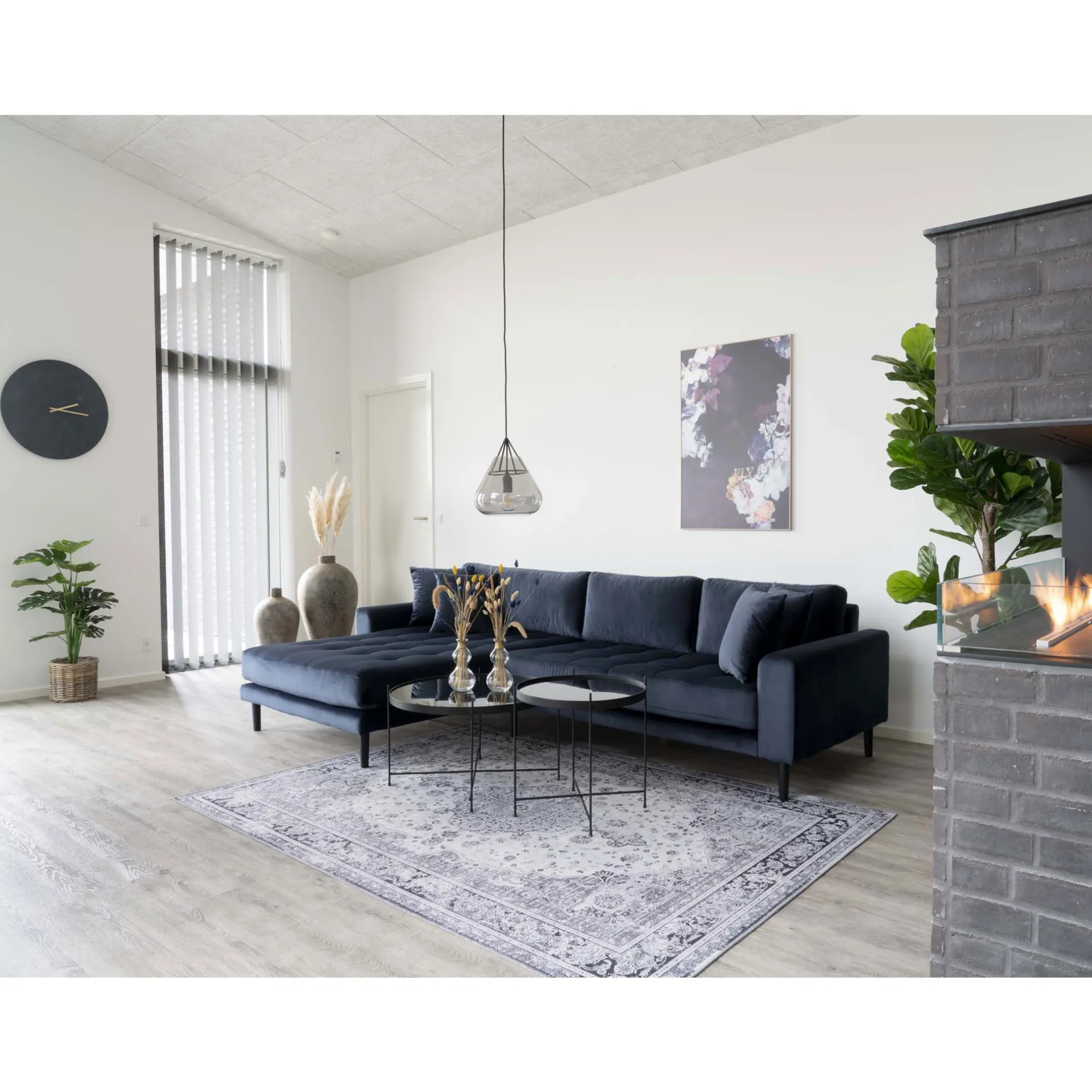 House Nordic Venezia er Couchtisch - Stahl und Glas
