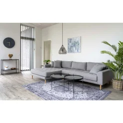 House Nordic Venezia er Couchtisch - Stahl und Glas