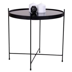 House Nordic Venezia er Couchtisch - Stahl und Glas