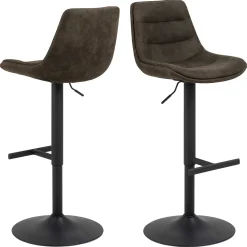 Emob Verstellbarer Barhocker Adèle 65-86cm - /schwarz