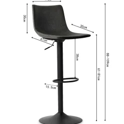 Rousseau Verstellbarer Barhocker Fontana -