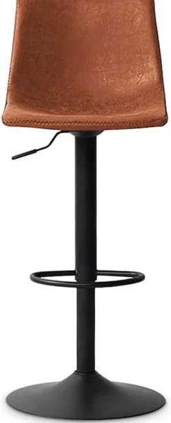 Rousseau Verstellbarer Barhocker Fontana - cognac