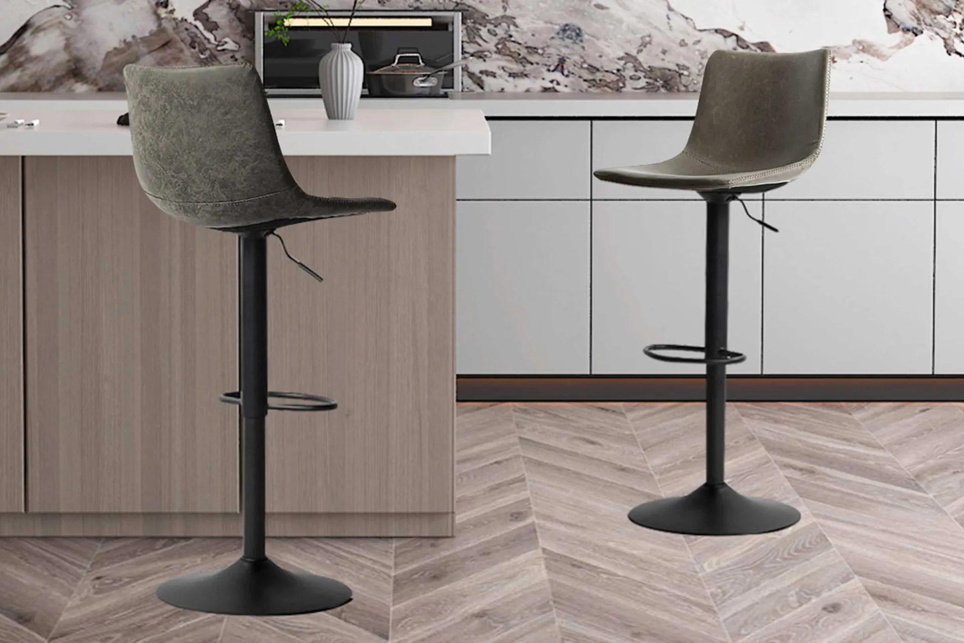 Rousseau Verstellbarer Barhocker Fontana -