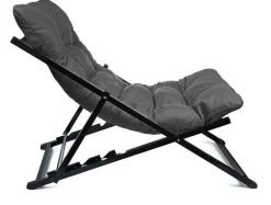 Emob Verstellbarer Gartenstuhl Atelier del Sofa - Metall und Polyester - dunkel