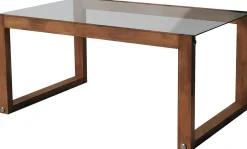 Emob Via Couchtisch | GEHÄRTETES GLAS | Holz