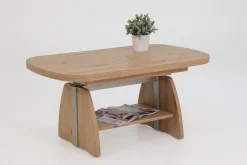 Hela Vienna Couchtisch 108/157x67x52/71 cm-artisan Eiche