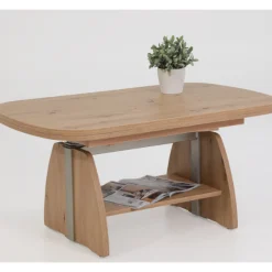 Hela Vienna Couchtisch 108/157x67x52/71 cm-artisan Eiche
