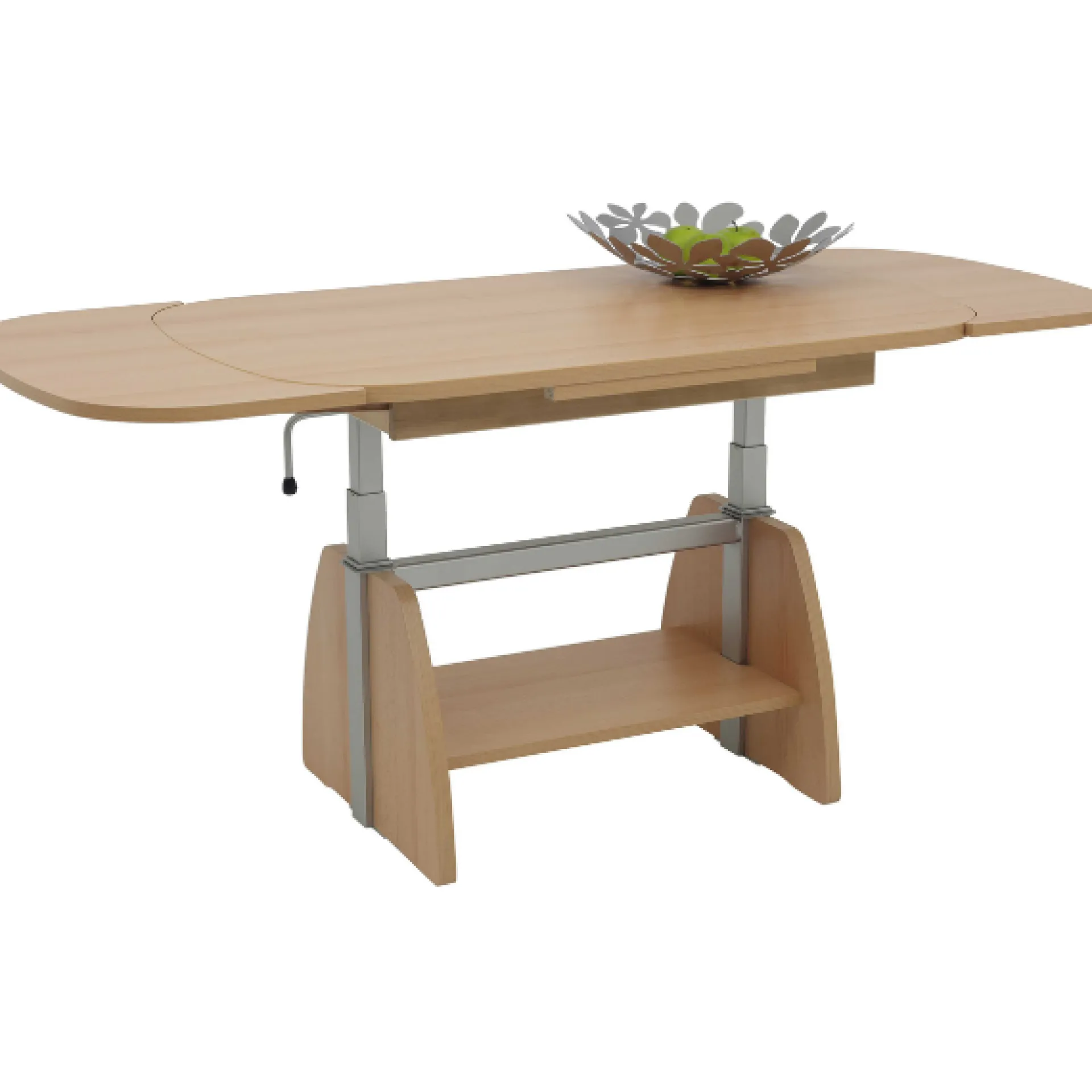 Hela Vienna Couchtisch 108/157x67x52/71 cm Buche