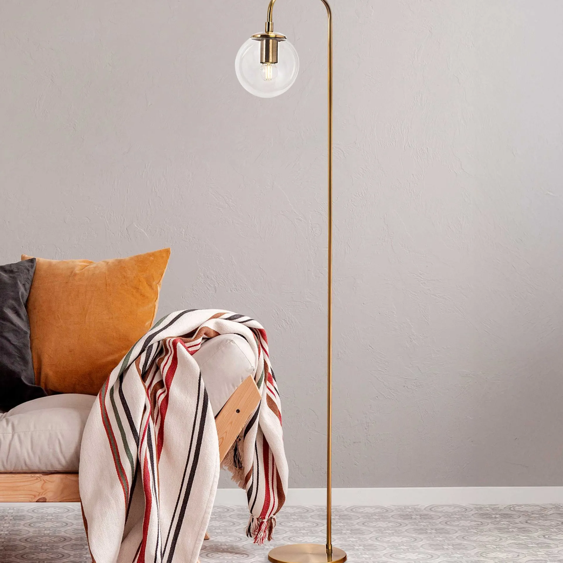 Emob Viran Stehlampe | METALLGEHÄUSE | Vintage