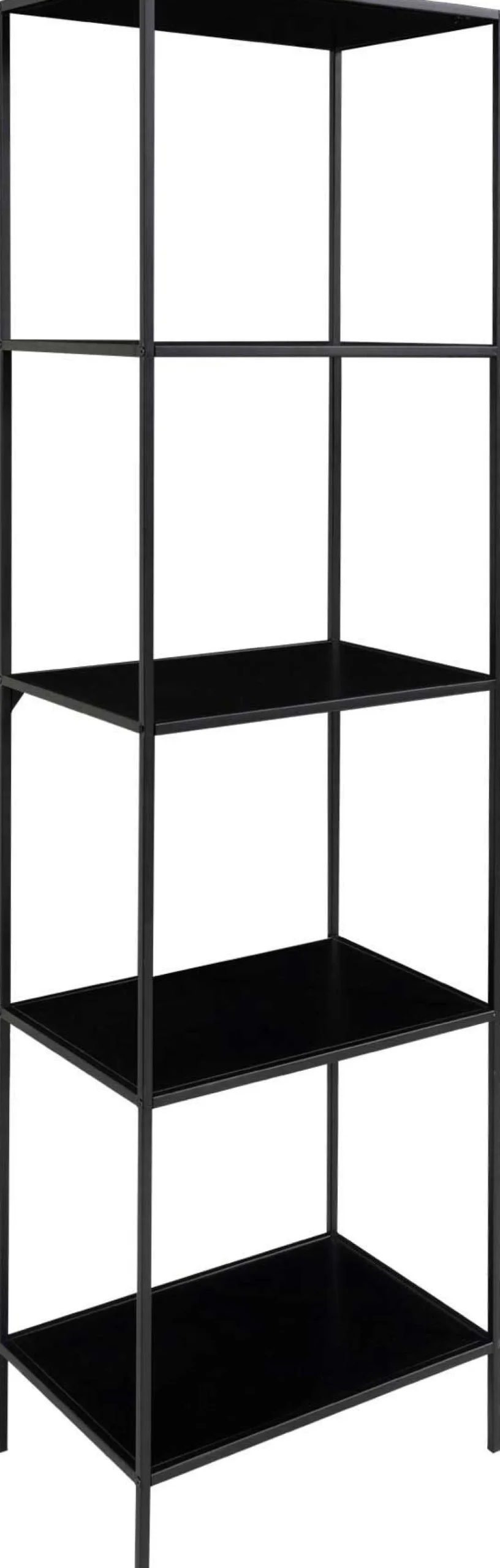 Vita Black Regal - 5 Böden, 51x36x170 cm