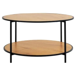 House Nordic Vita Couchtisch Eiche Natur - Ø80x45 cm