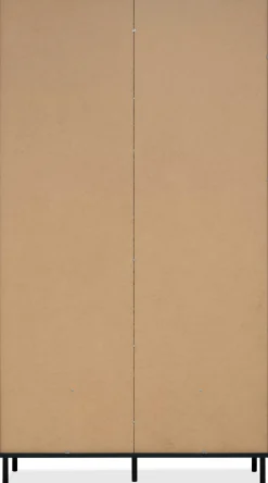 Vitrine Carillon 100cm mit zwei Türen und Schublade - navy blue