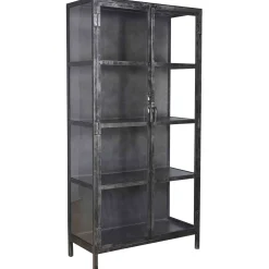 Vitrine Floß Metall