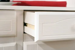 Vitrinenschrank Abaco - weiß