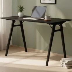 House Nordic Vojens er Schreibtisch - 120x60x75 cm | MDF, Rubberwood