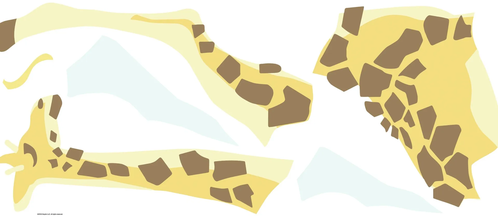 RoomMates Wandaufkleber Giraffe