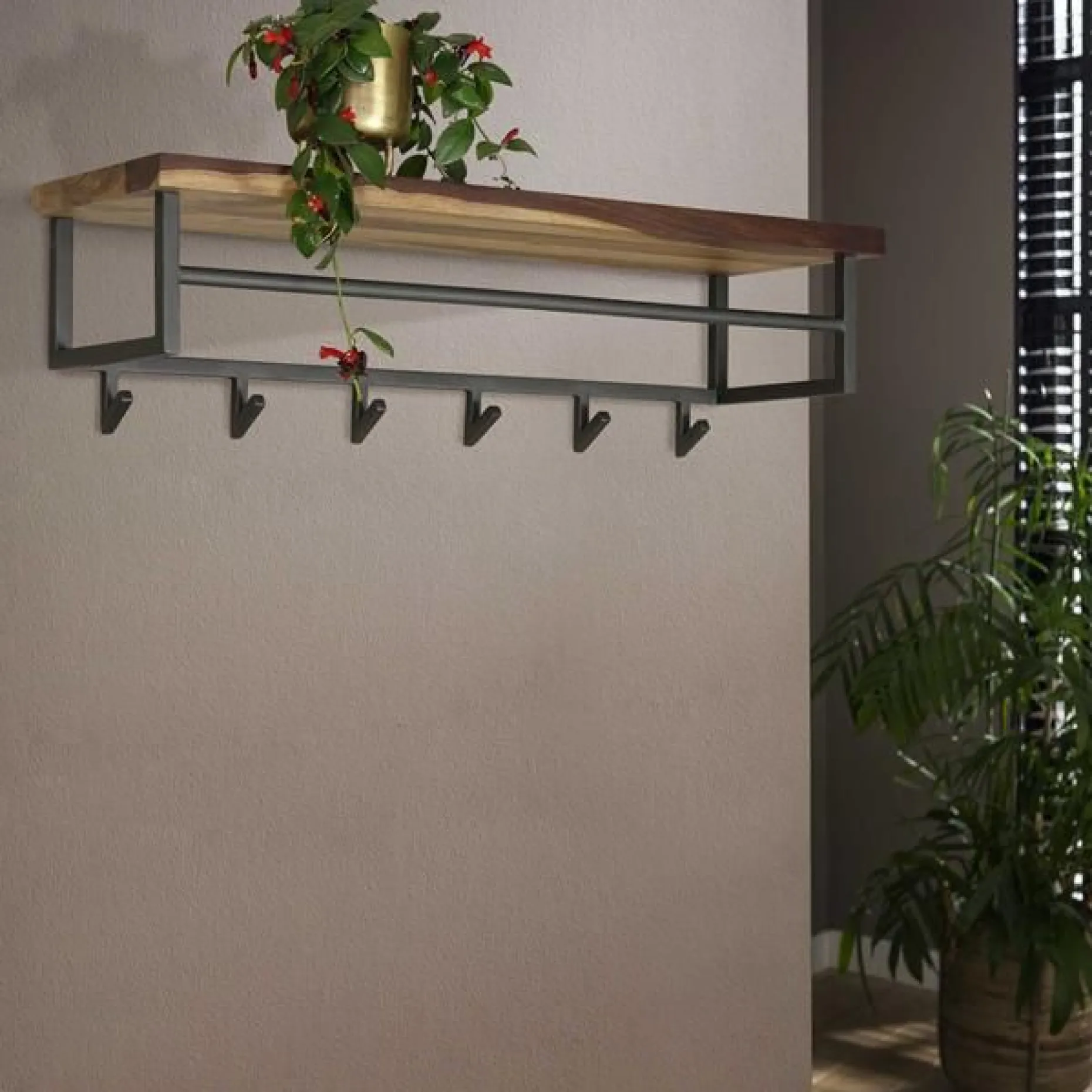 Wandgarderobe Antoinette-Saja Nussbaum