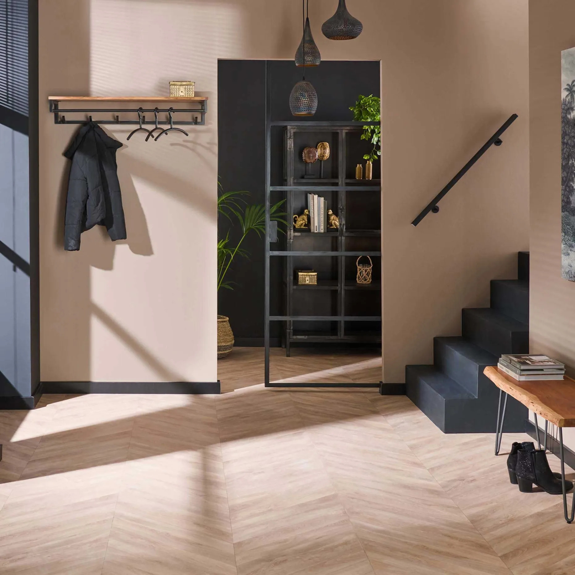 Wandgarderobe Cerina-acacia