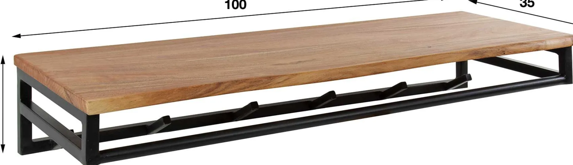 Wandgarderobe Cerina-acacia