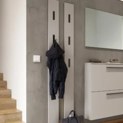 Wandgarderobe Jonas mit drei Haken - kaschmirbeige