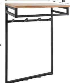 Wandgarderobe Suzy-Akazie