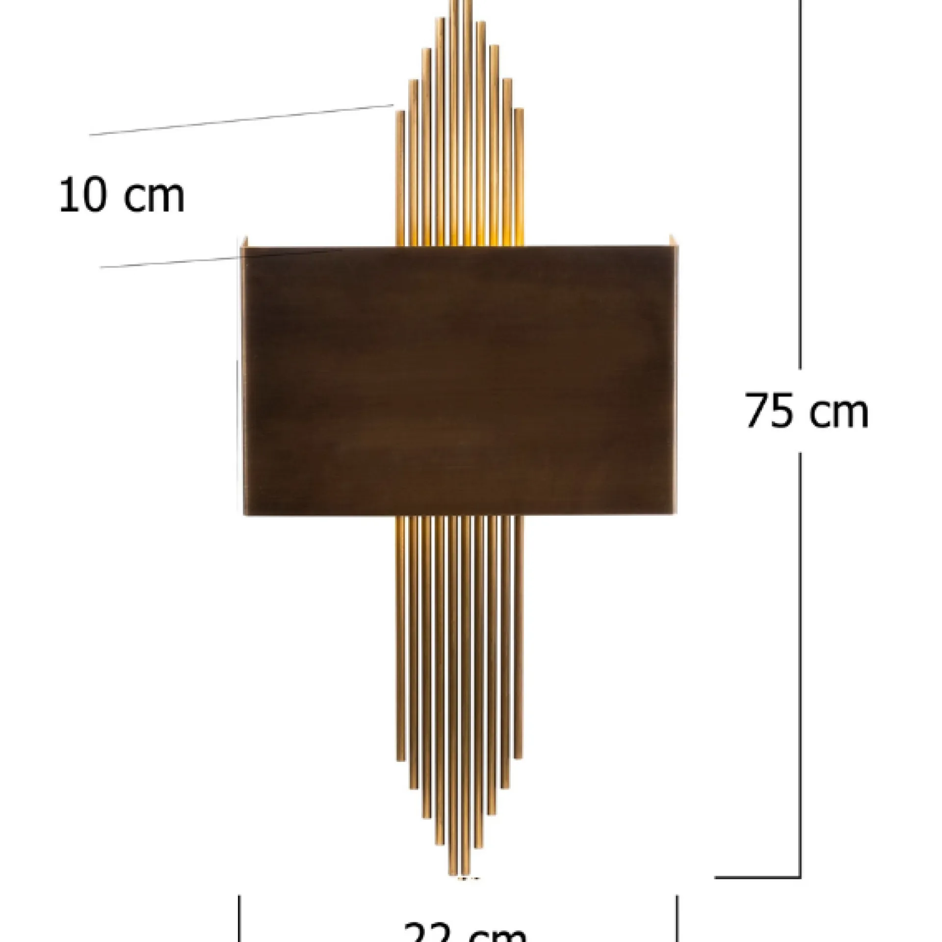 Emob 615 Wandleuchte | METALLGEHÄUSE | Vintage