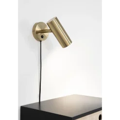 House Nordic Wandleuchte Parisien | 15 x 10 x 22 cm | / Metall - 190 cm Schnur