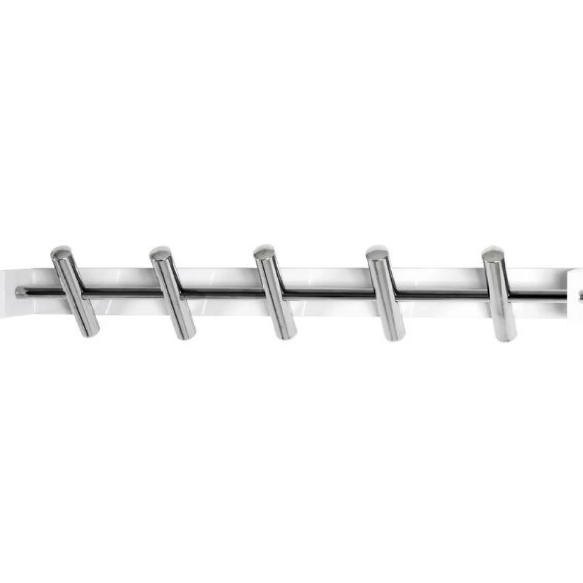 Haku Wandpaneel mit 5 Haken | 60 x 10 x 10 cm | Metall