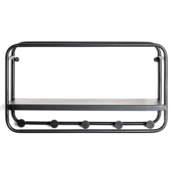 Haku Wandpaneel mit 5 Haken | 45 x 15 x 25 cm |