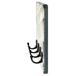 Haku Wandpaneel mit 4 Haken | 30 x 6 x 21 | Schlüssel-Design